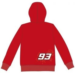 KIDS Marc Marquez 93 Red Hoody VR46 Official MotoGP Merchandise Child/Boys VR46 Clothing