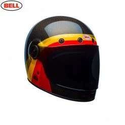 Bell Helmets BELL Bullitt Carbon Chemical Candy Black/Gold Retro/Classic Motorcycle Helmet