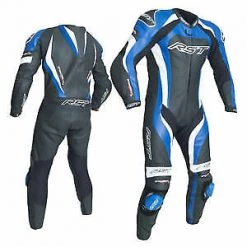 RST Clothing RST Tractech Evo-3 Blue/Black/White 1PC Motorbike Leather Racing Suit