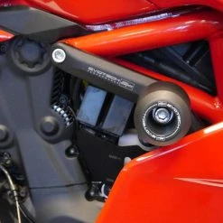 DUCATI SuperSport S 2017+ Frame Crash Protection Bungs By Evotech Performance