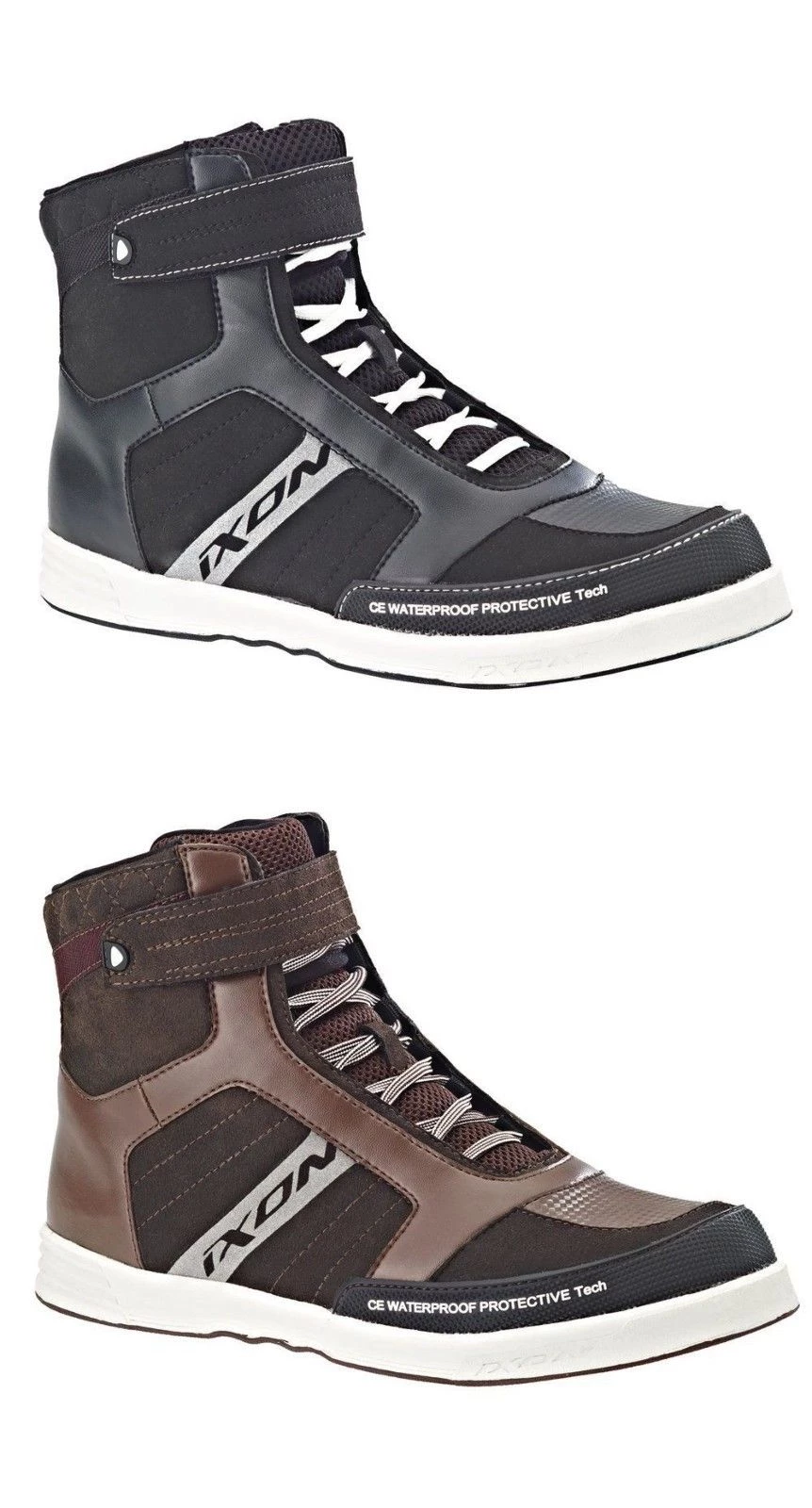 IXON SLACK Vintage Style Waterproof CE Certified Motorcycle/Scooter Boots/Shoes Ixon Clothing