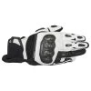 Alpinestars Gloves 10% Off ALPINESTARS SP-X AIR Carbon Black/White Summer Motorbike Short Gloves