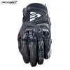 Five Gloves Five SF2 Black Short Cuff Perforated Leather Motorbike Sports/Roadster Gloves