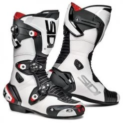 SIDI MAG1 White/Black Motorbike Sports Shock Absorbing System TECNO 3-MAG Boots