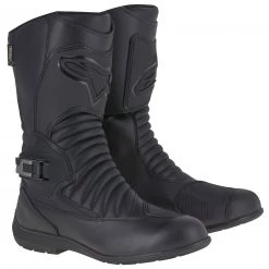 10% OFF Alpinestars SUPER TOURING GORETEX Black Waterproof Leathe Motorbike Boot Alpinestars Boots