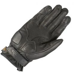 Furygan Clothing FURYGAN TOM D30 Stylish Black Leather Motorcycle/Cruiser/Retro Short Gloves