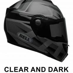 BELL SRT 2018 Blackout Modular Flip-Up FREE DARK VISOR Motorcycle Touring Helmet Bell Helmets