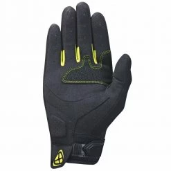 IXON LIFT 2.0 Black/Yellow Textile Summer Short Motorcycle CE Approved Gloves Ixon Clothing
