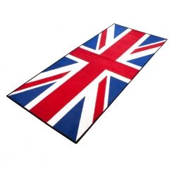 Biketek UNION JACK GB Motorbike Garage Pit Mat Motorcycle Floor Rug Garage Mats
