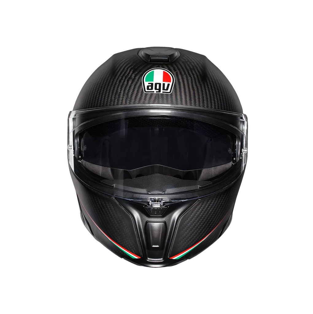 AGV SPORTS MODULAR CARBON Flip Front Up Touring Motorcycle Helmet 1295 Grams AGV Helmets