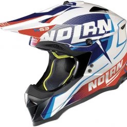 NOLAN N53 Whoop/Sidewinder Motocross MX OffRoad Motorbike Green Lane Peak Helmet