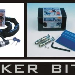 Oxford HD Motorcycle 1.5m Chain And Padlock With Brute Force Ground Anchor