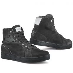 TCX Boots TCX LADY STREET DARK Waterproof Black Leather Ladies Motorbike Ankle Boots 35-42