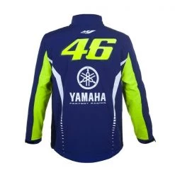 Valentino Rossi Yamaha M1 Mens Blue Softshell Jacket MotoGP Merchandise VR46