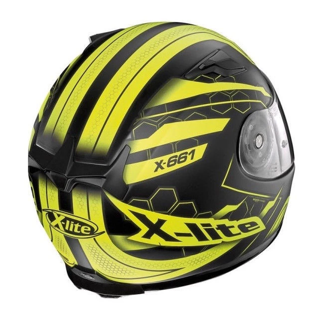 X-lite 20% OFF Xlite X661 MEDIUM Honeycomb Yellow/Black Motorbike Helmet X-Lite Helmets