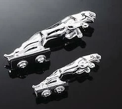 2x Chrome Highway Hawk Panther Fender Ornaments/Cruiser
