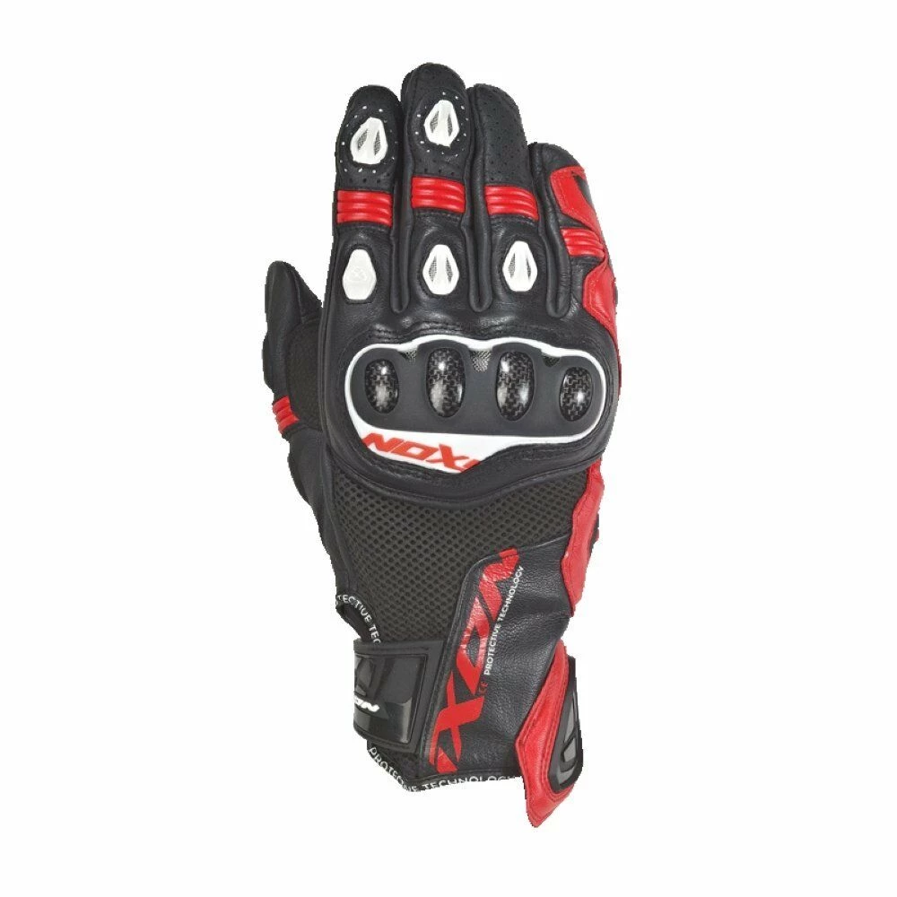Ixon Clothing IXON RS RECALL Leather/Textile Summer Vented Short Motorbike Gloves CE Level 1