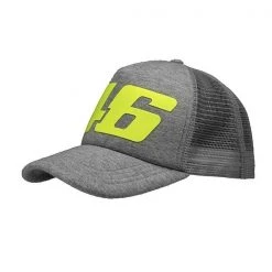 VR46 Trucker Cap Valentino Rossi 46 Official Merchandise Yellow/Black/Grey
