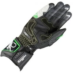 FURYGAN FIT-R2 White/Black/Red/Green Leather Sports Racing Motorbike Gloves Furygan Clothing
