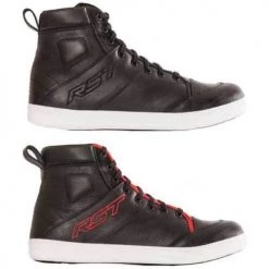 RST URBAN 2 Black Casual Street Motorcycle/Scooter Cowhide Leather Short Boots