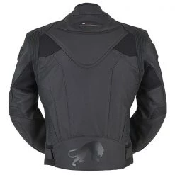 FURYGAN BULLRING Black Leather Motorbike Sports Jacket CE As PPE