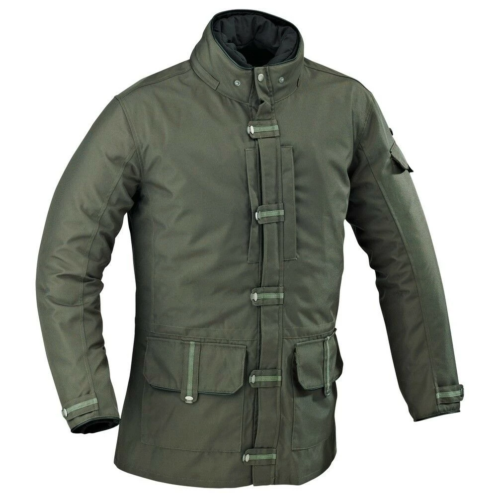Ixon Clothing IXON OTTAWA Khaki Motorcycle/Scooter Winter Waterproof Textile Parka Jacket/Coat