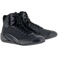 10% Off Alpinestars AST-1 Drystar Black/Grey Motorbike/Scooter Ankle Boots Shoes