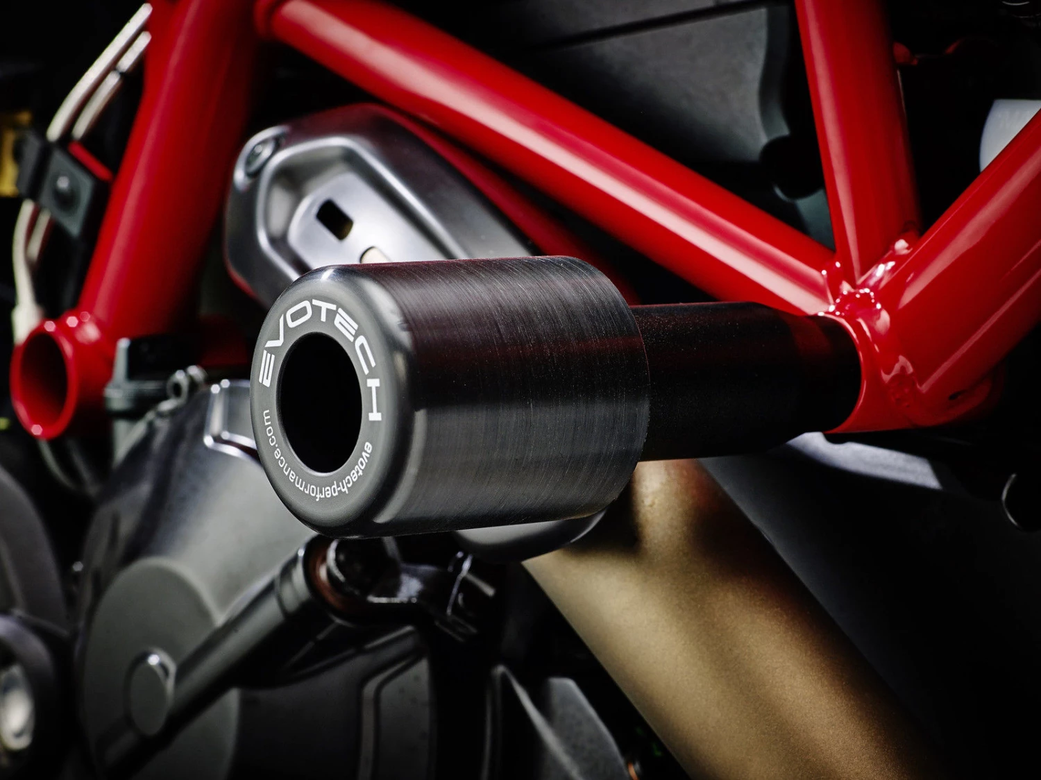 DUCATI Hypermotard 821 Crash Bobbins 2013-2015 By Evotech Performance