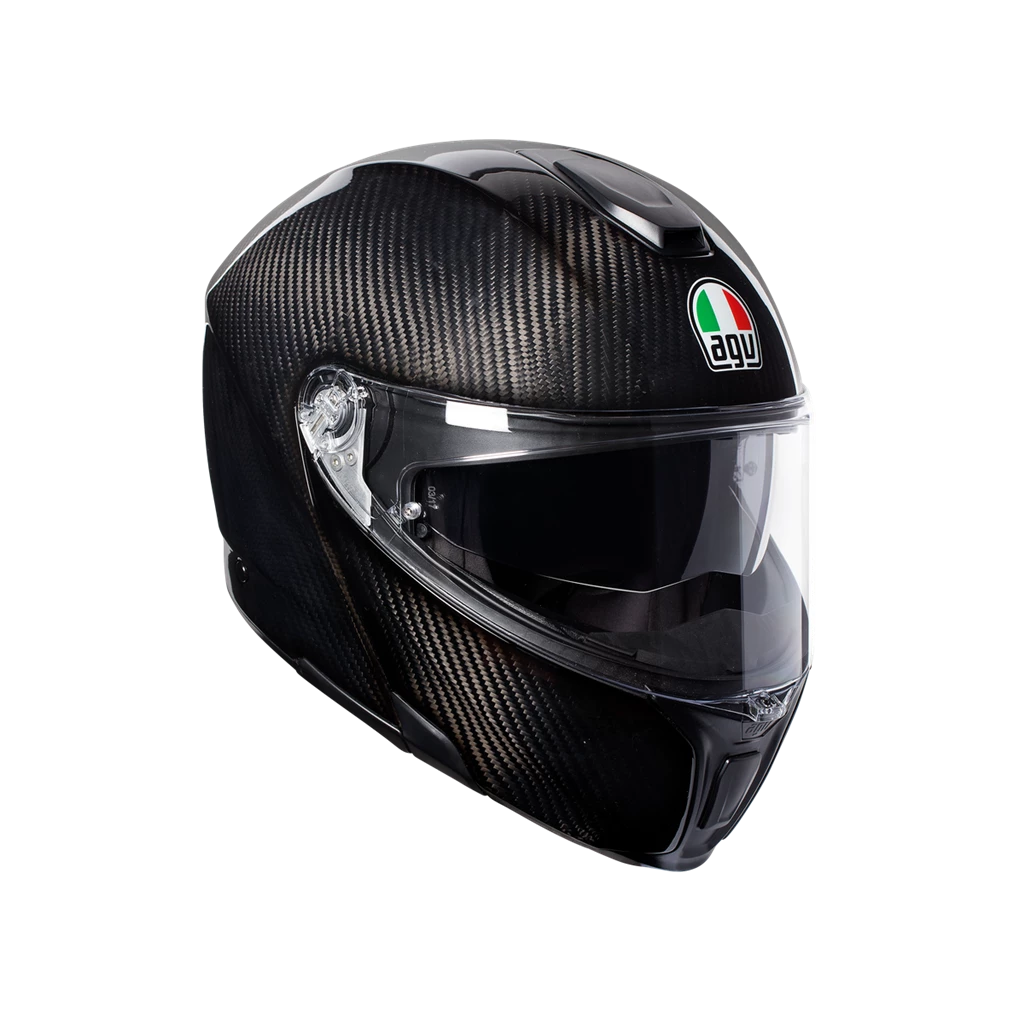 AGV SPORTS MODULAR CARBON Flip Front Up Touring Motorcycle Helmet 1295 Grams AGV Helmets