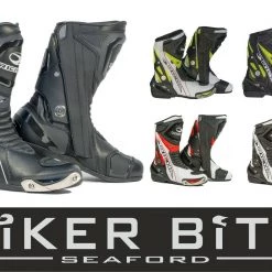 RICHA BLADE Waterproof Black/White/Red/Yellow CE Sports Motorbike Boots Richa Clothing