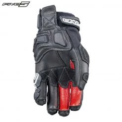 Five Gloves Five SF2 Black Short Cuff Perforated Leather Motorbike Sports/Roadster Gloves