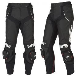 Furygan Clothing FURYGAN RAPTOR Black/White/Red Leather Motorbike Sports Jacket & Trousers CE