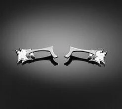 Unbranded 2x Highway Hawk Mirrors/Gothic/Motorcycle Chrome Parts