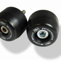 Evotech Performance KTM 390 Duke 2017+ Front Spindle Bobbins Protection Black