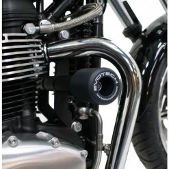 Triumph Bonneville T100 Crash Protection 2002+ Black By Evotech Performance