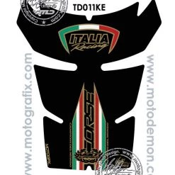 Motografix Motografix Ducati Corse 848 EVO 1098 1198 Tankpad Protector Black