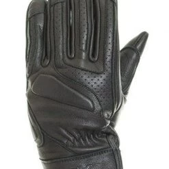 RST CRUZ Black 2724 Perforated Leather Motorbike Cruiser Gloves CE Approved RST Clothing