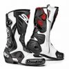 SIDI ROARR Black/White Sports Motorbike Boots Vertebra System Techno 3