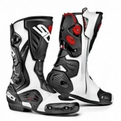 SIDI ROARR Black/White Sports Motorbike Boots Vertebra System Techno 3