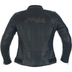 Richa Clothing RICHA MONTANNAH LADIES Leather Retro Vintage Style Motorcycle/Scooter Jacket