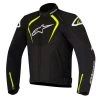 Alpinestars Jackets Alpinestars T-JAWS V2 Black/Yellpw Waterproof Motorbike Textile Sports Jacket