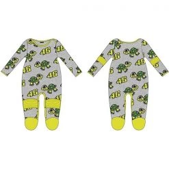 VR46 Clothing VR46 BABY GROW SUIT OVERALL TURTLE Official Valentino Rossi Merchandise