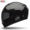 BELL 'Reactolite Visor' Street Qualifier DLX Solid Gloss BLACK Motorbike Helmet Bell Helmets