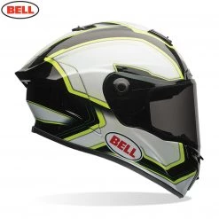 Bell Helmets 25% OFF BELL Street L Star Pace Black/White Motorbike TriMatrix Composite Helmet