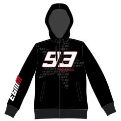 Marc Marquez LADIES FLEECE BLACK Official MotoGP VR46 Merchandise VR46 Clothing