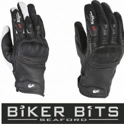Furygan Clothing FURYGAN TD21 Perforated CE Leather Motorcycle/Cruiser/Retro Summer Cooler Gloves