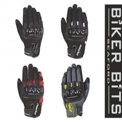 IXON RISE AIR Mesh/Leather Summer Vented Motorbike Gloves CE Level 1