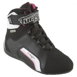 FURYGAN JET LADY D30 WP Pink/Black Breathable Sympatex Motorbike Leather Shoe