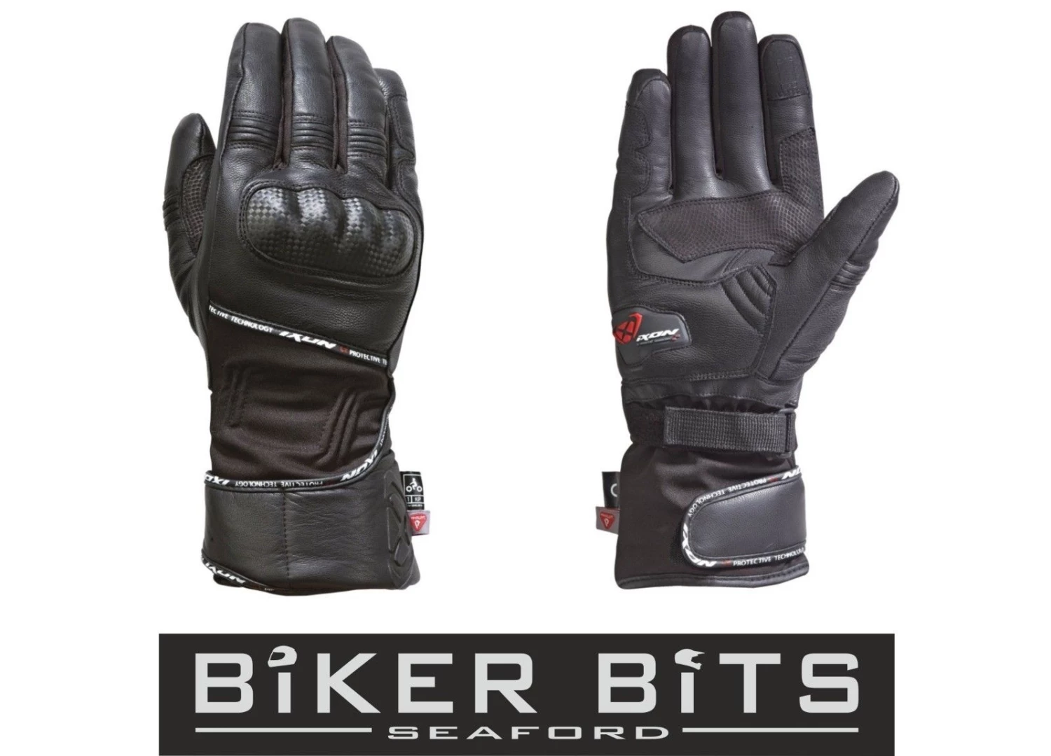 IXON PRO INFERNO 2 Waterproof Winter Rain Wiper Touch Motorbike Glove CE Level 1 Ixon Clothing