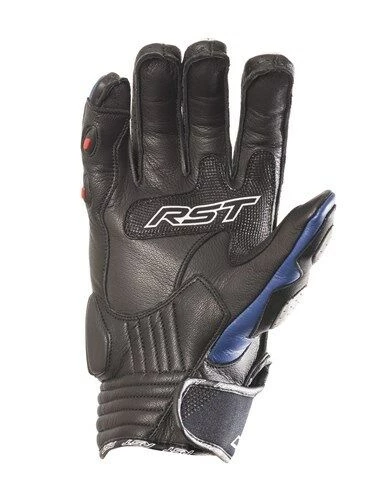 RST FREESTYLE Blue CE Motorbike Leather Short Sports 2705 Gloves Cheap